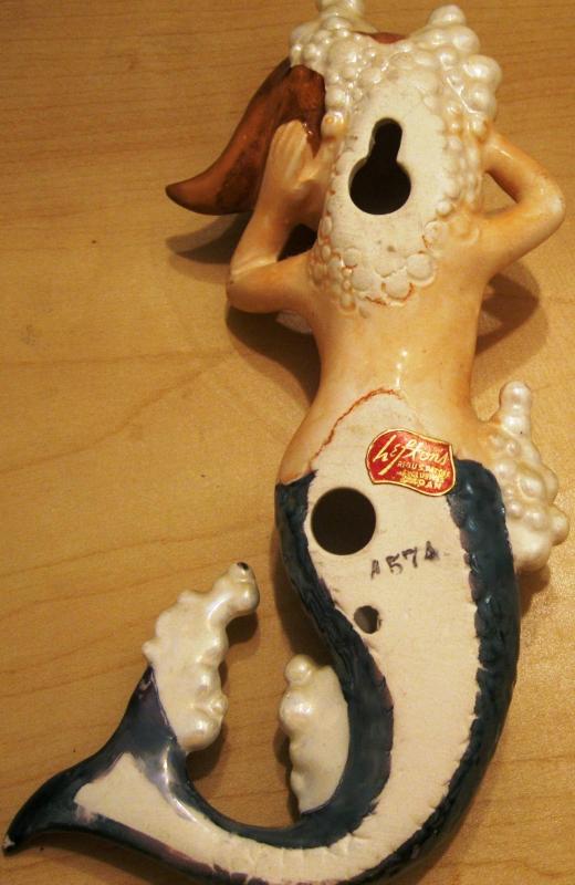 Nice Old Lefton Mermaids with Label and Numbered