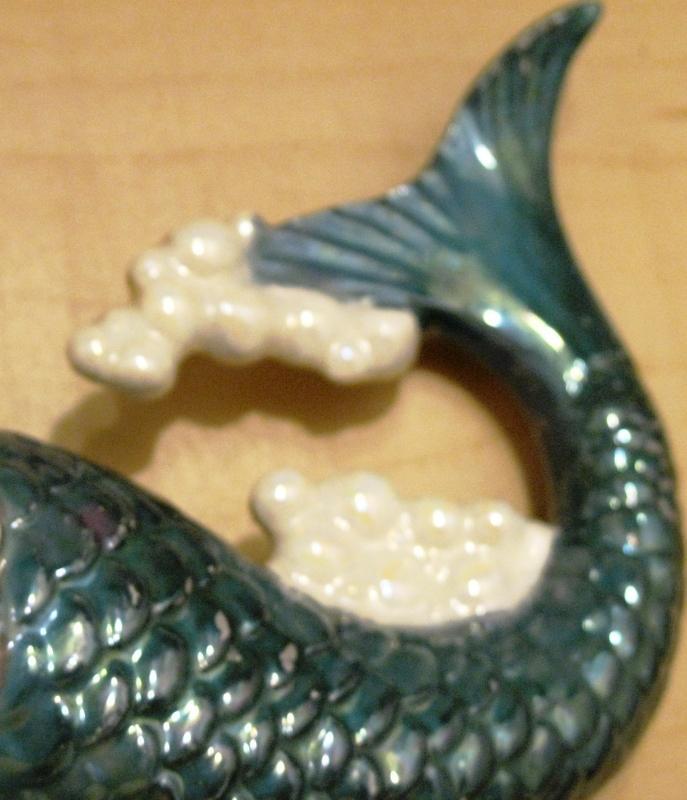 Nice Old Lefton Mermaids with Label and Numbered