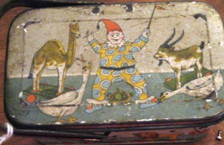 Antique Iten Biscut Co. Animal Cookies (Crackers) Tin