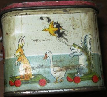 Antique Iten Biscut Co. Animal Cookies (Crackers) Tin