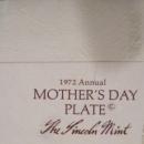 1972 Sterling Silver Mother's Day Plate by the Lincoln Mint Collie Dogs Mother and 3 Pups with Case