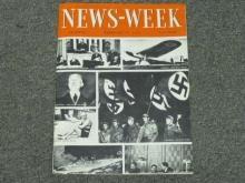 News-Week Volume 1 issue 1 Featuring Hitler and FDR