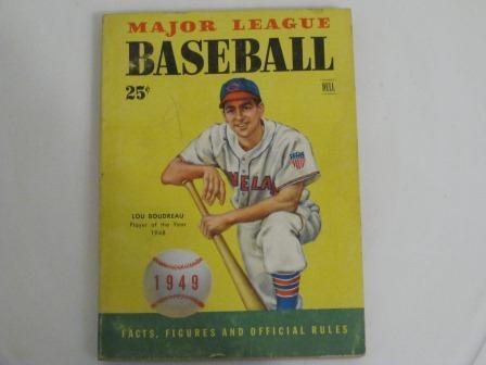 1949 MLB Facts and Figures featuring Lou Boudreau, Stan Musial, Ted Williams