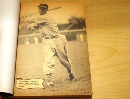 1949 MLB Facts and Figures featuring Lou Boudreau, Stan Musial, Ted Williams