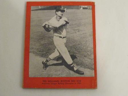 1958 Who's Who in Baseball featuring Warren Spahn, Ted Williams, Mickey Mantel, and Hank Aaron