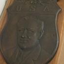 FDR Metal Shield Wall Plaque