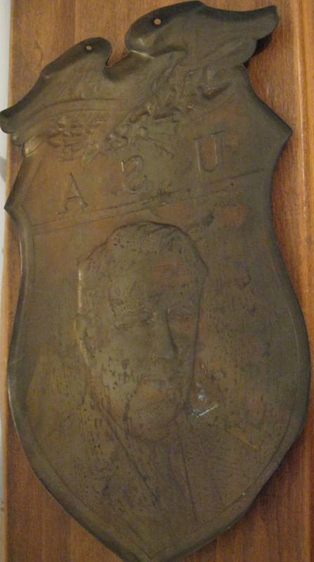 FDR Metal Shield Wall Plaque