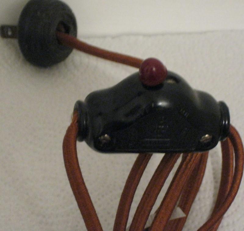 Art Deco Period Metal Base Lamp- Candelabra style