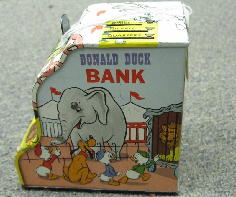 Louis Marx Donald Duck Bank Walt Disney Production