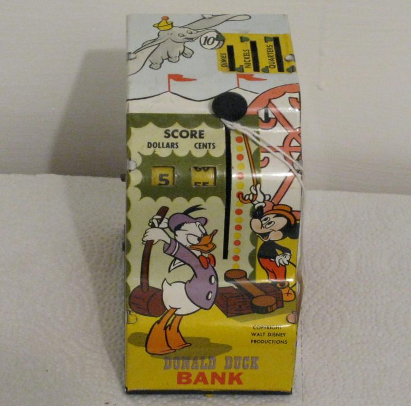 Louis Marx Donald Duck Bank Walt Disney Production