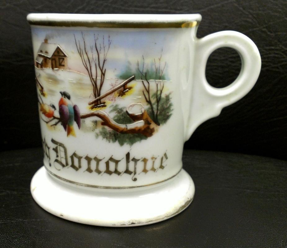 Antique Koken Barber Supply Occupational Shaving Mug - Personalized Joseph Donahue