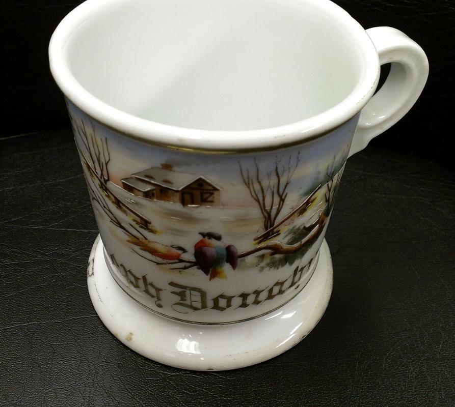 Antique Koken Barber Supply Occupational Shaving Mug - Personalized Joseph Donahue