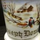 Antique Koken Barber Supply Occupational Shaving Mug - Personalized Joseph Donahue
