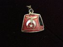 Shriners Fez Charm Enameled Masonic FOB
