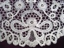 Antique Bobbin lace Tabletop for Lamp Table