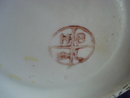 Antique Vase Violets Oriental Style Handles
