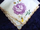 Swiss Embroidery Handkerchief Hankie Hanky