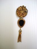 Antique Tassel Broach Pendant Original by Robert
