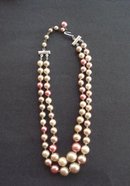 Vintage Necklace Quality Pearls Double Strand