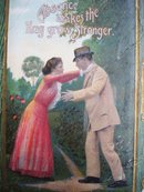 Antique Romantic Postcard 1912