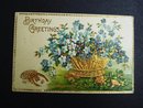 Antique Postcard Birthday Greetings