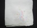 Vintage Hankie Floral Embroidery