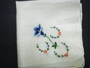 Handkerchief Petit Point Embroidery