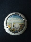 Deco Powder Compact New York Worlds Fair