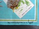 Souvenir Handkerchief Australian Wild Life