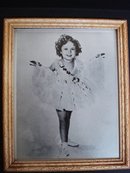 Shirley Temple Real Photo Framed with Glass