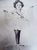 Shirley Temple Real Photo Framed with Glass
