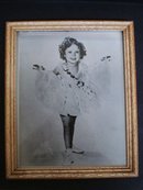 Shirley Temple Real Photo Framed with Glass