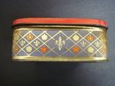 Antique Tin Box English Royalty Queen