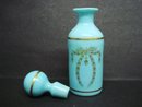 Perfume Bottle Blue Turquoise Glass