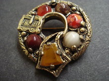 Vintage Celtic Broach Signed Miracle