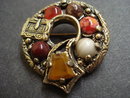 Vintage Celtic Broach Signed Miracle