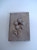 Antique Match Holder Pewter