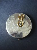 Antique Powder Compact Monogram