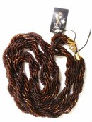 Antique Necklace Chocolate Brown