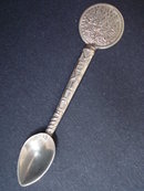 Vintage Souvenir Spoon Mexico Alpaca
