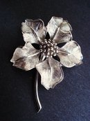 Marcel Boucher Brooch Poinsettia Gift Vintage