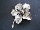 Marcel Boucher Brooch Poinsettia Gift Vintage