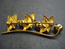 Antique Brooch Floral Colourfull Gift Holiday
