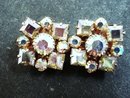 Precious Earrings Aurora Borealis Clip Style