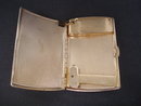 Antique Cigarette Case / Lighter Black Leather