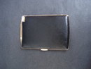 Antique Cigarette Case / Lighter Black Leather