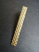 Deco Antique Tie Clip Gold Finish