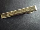 Antique Tie Clip Silver Tone Finish