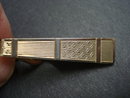 Antique Tie Clip - Art Deco Style silver tone
