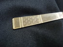 Antique Tie Clip - Art Deco Style silver tone